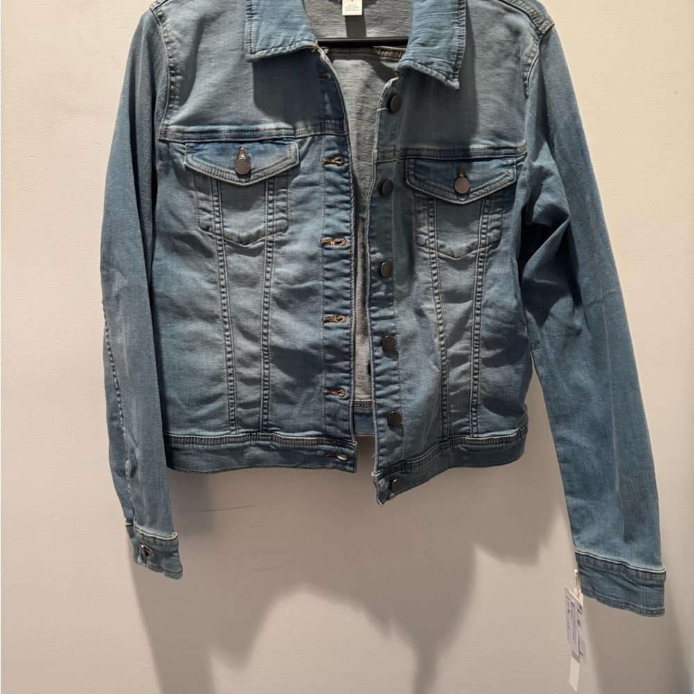 Caslon from Nordstrom Light Blue Jean Jacket. Never worn w/ tags. - Picture 5 of 9